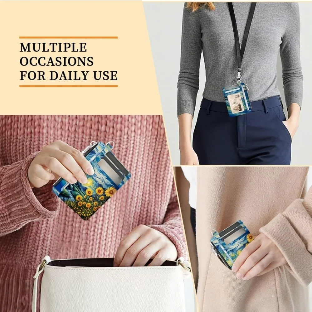 Van Gogh Starry Night Card Holder